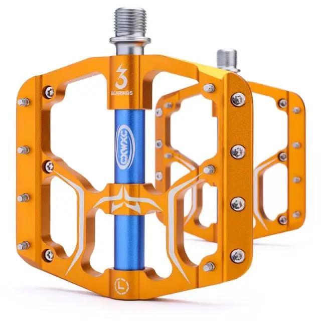 Flat Bike Pedals With Sealed Bearings Aluminum