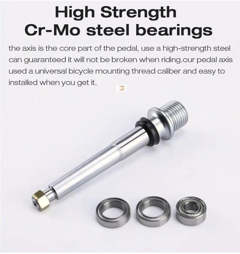 Flat Bike Pedals With Sealed Bearings Aluminum