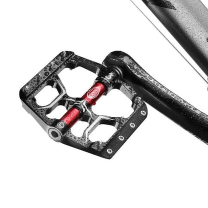 Flat Bike Pedals With Sealed Bearings Aluminum