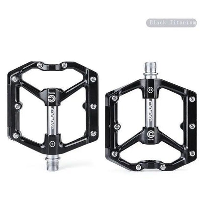 Flat Bike Pedals With Sealed Bearings Aluminum