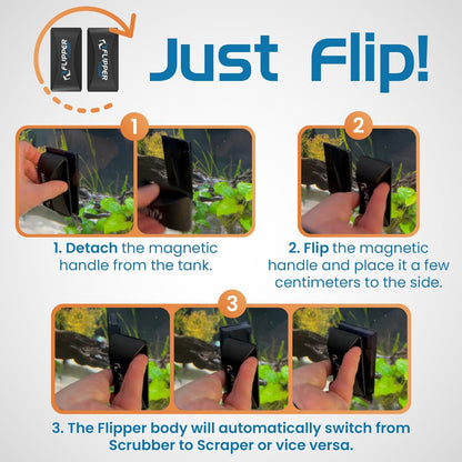 Cichlid Bros Flipper Magnet Scrubber Kit