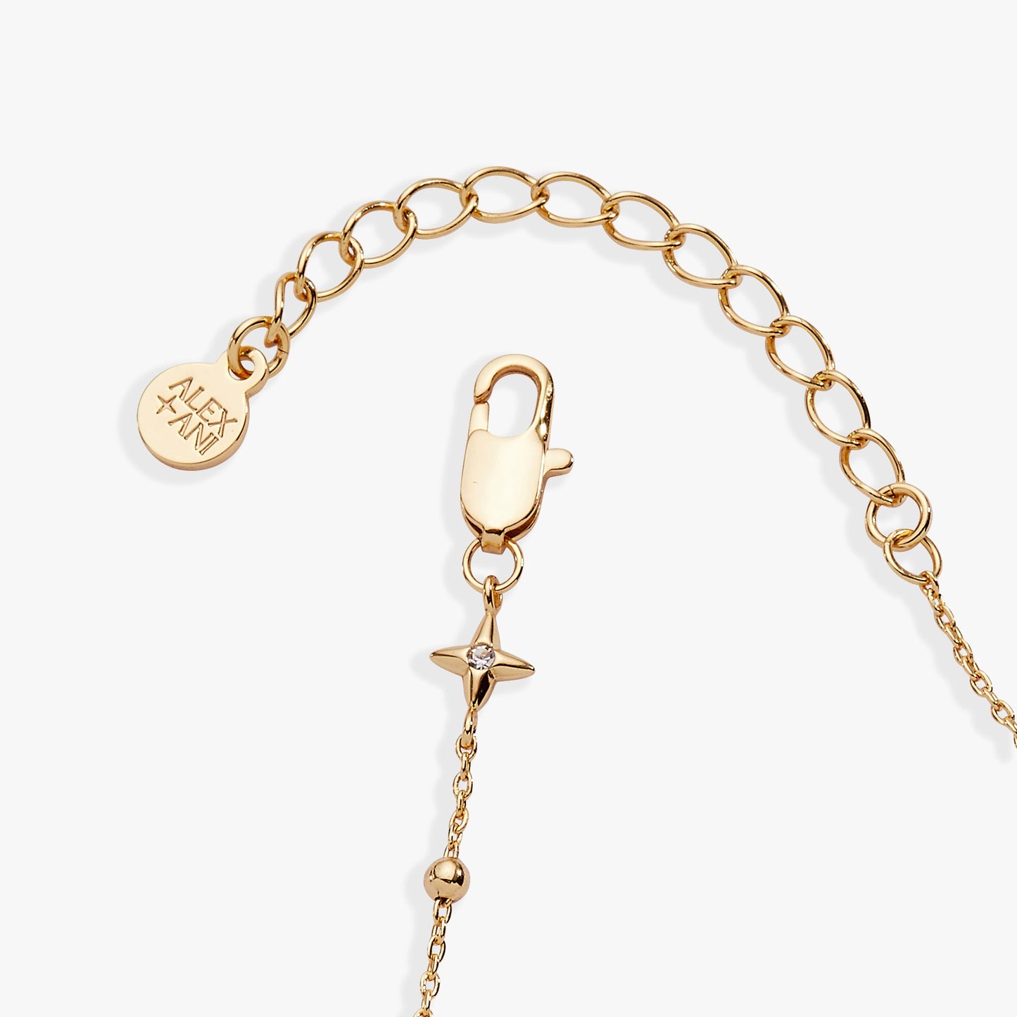 Refined Gold Floret Chain Bracelet and Beads