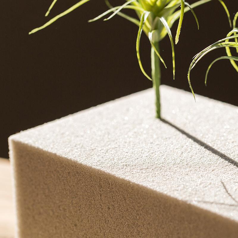 Flower mud dry foam brick set of 3 beige foam block with plant stem on Tampa Home & Garden Store