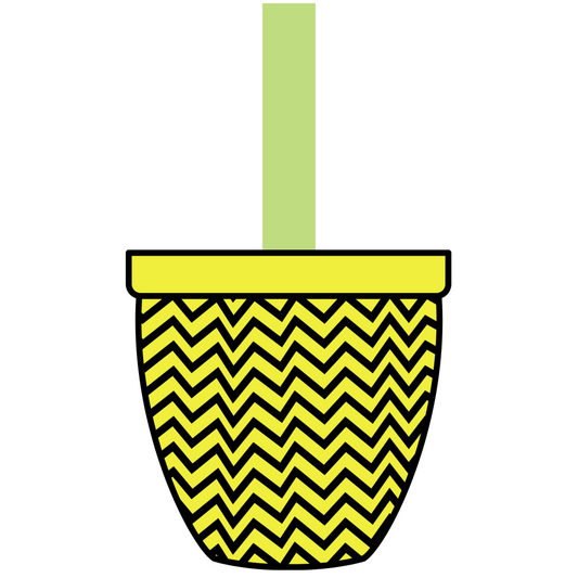 Accesorio para corona de flores, letrero de madera con forma de maceta, DECOE-W-90021, colgador para puerta de 19"