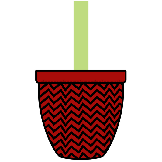 Accesorio para corona de flores, letrero de madera con forma de maceta, DECOE-W-90022, colgador para puerta de 19"