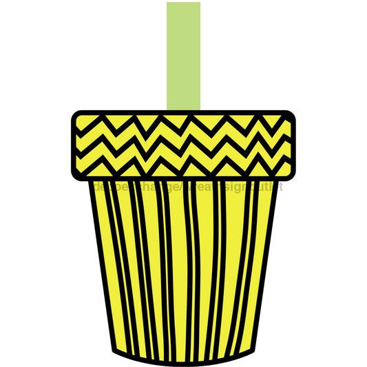 Accesorio para corona de flores, letrero de madera con forma de maceta, DECOE-W-90027, colgador para puerta de 19"