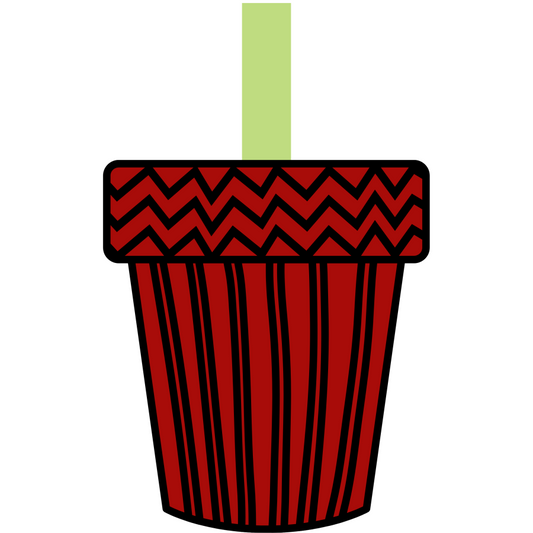 Flower Wreath Attachment, Flower Pot wood sign, DECOE-W-90028, 19" Door Hanger