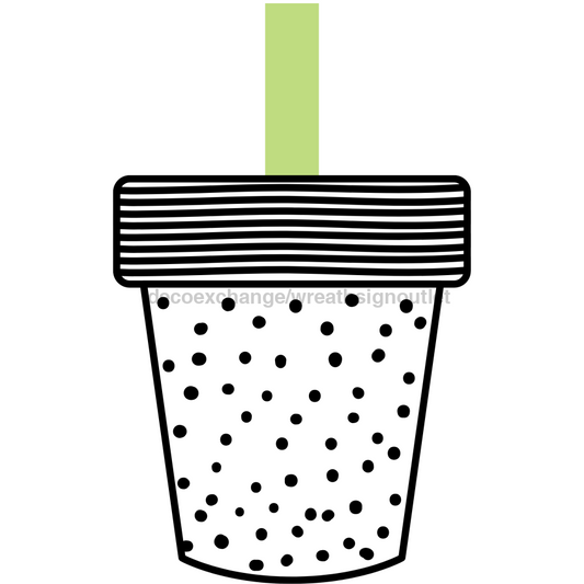 Flower Wreath Attachment, Flower Pot wood sign, DECOE-W-90029, 19" Door Hanger