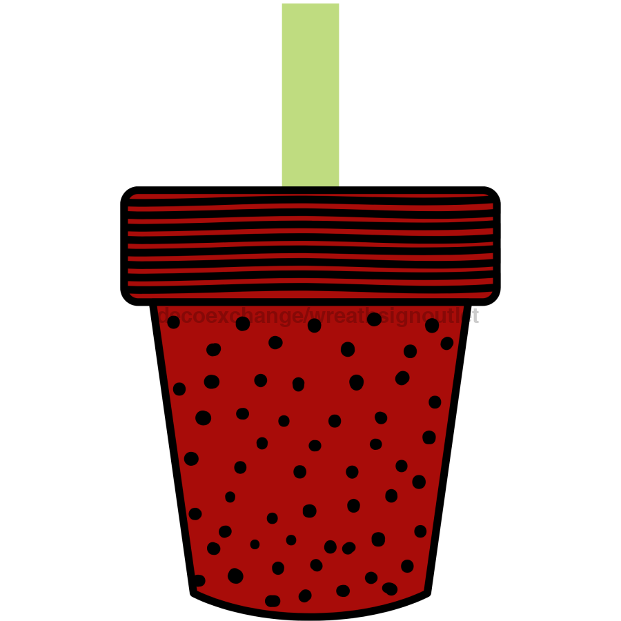 Accesorio para corona de flores, letrero de madera con forma de maceta, DECOE-W-90031, colgador para puerta de 19"