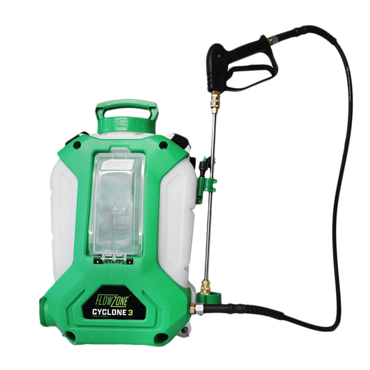 FlowZone Backpack Sprayer - Cyclone 3 Battery Operated