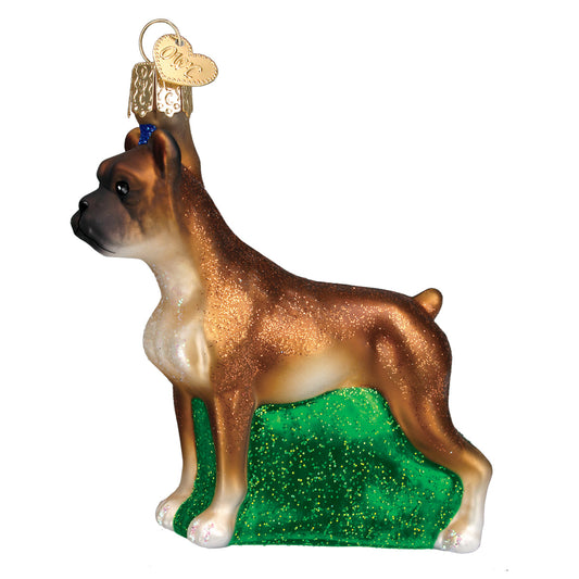 Old World Christmas Boxer Ornament - Tampa Home & Garden Store