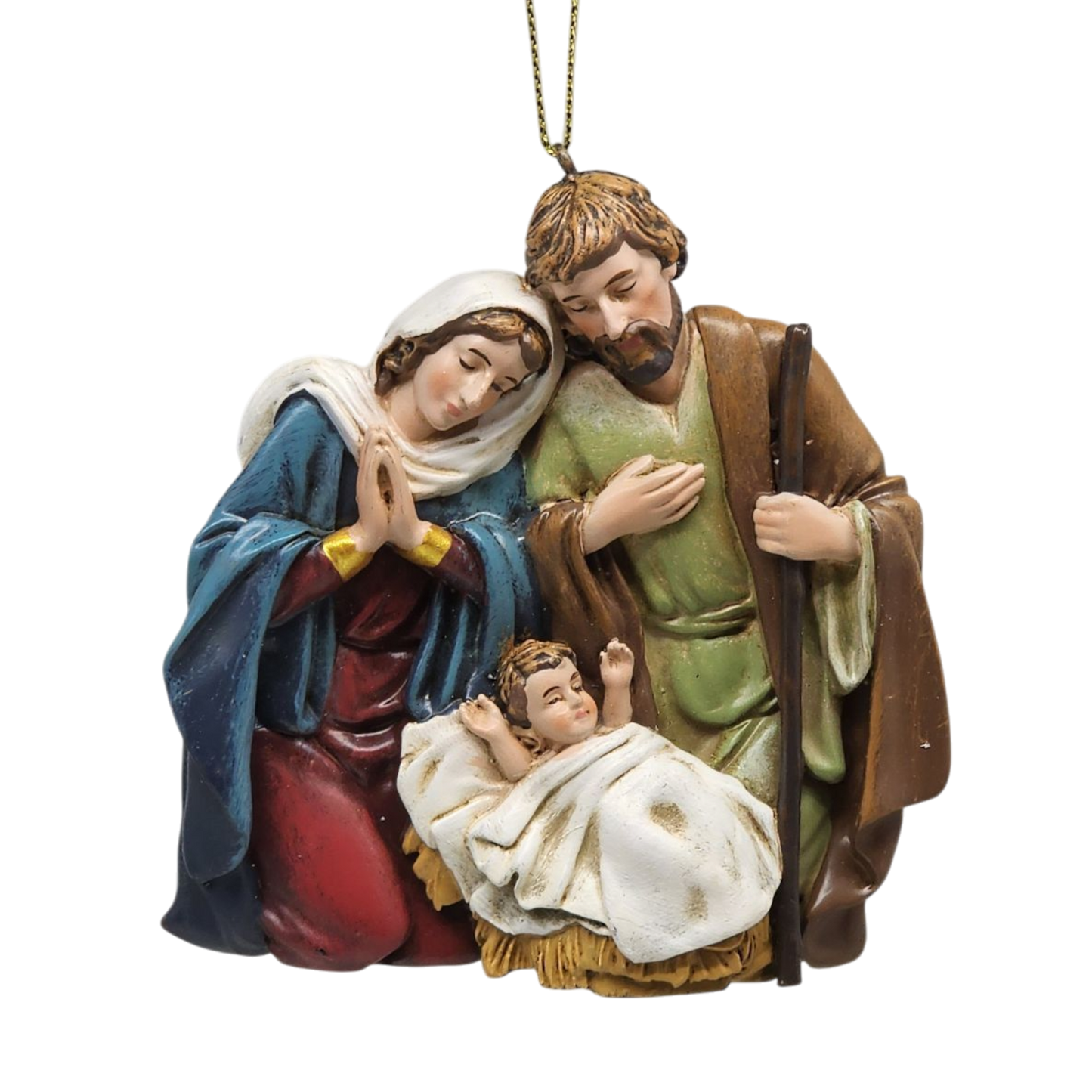 Adorno colgante de Natividad - Juego de 8 piezas