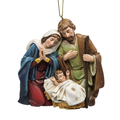 Adorno colgante de Natividad - Juego de 8 piezas