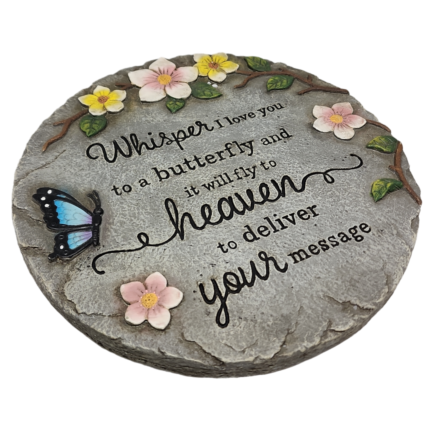 Cement Garden Butterfly Stepping Stone -