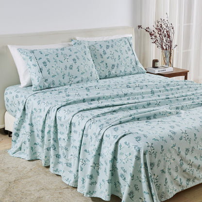 Watercolor Floral Sheet Set and a Pillowcase