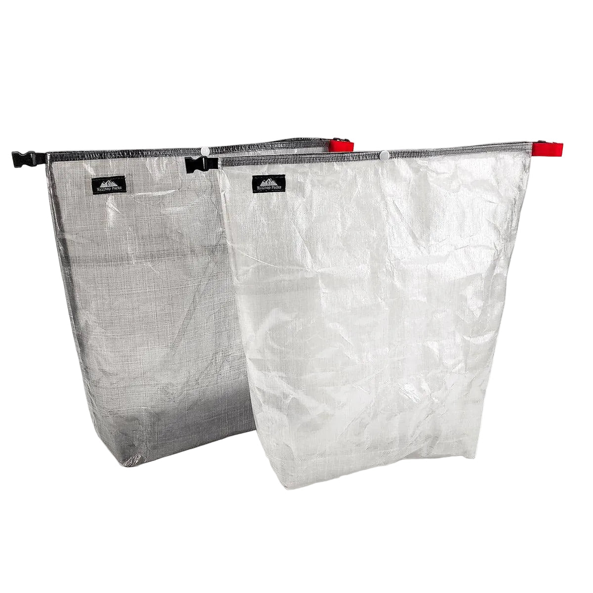 Bear bags ultralight dyneema food bags in silver gray & white by Hilltop Packs LLC 2-pack on Tampa Home & Garden Store