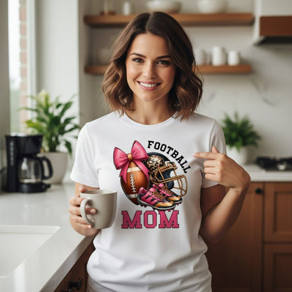 Classic Football Mom Tee for Sunday Games