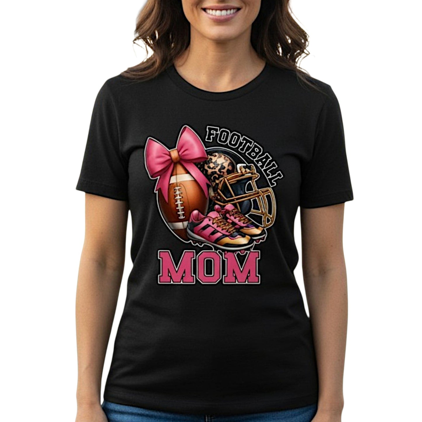 Classic Football Mom Tee for Sunday Games