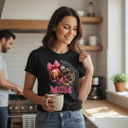 Classic Football Mom Tee for Sunday Games