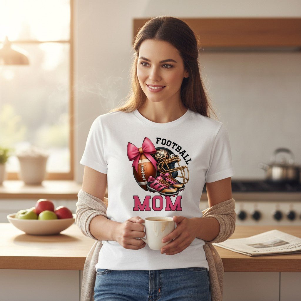 Classic Football Mom Tee for Sunday Games