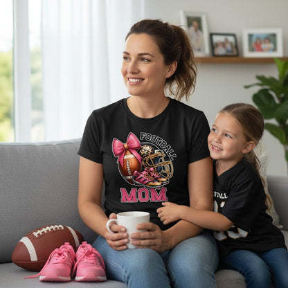 Classic Football Mom Tee for Sunday Games