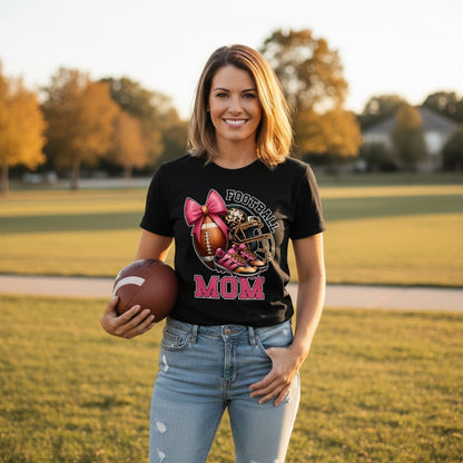 Classic Football Mom Tee for Sunday Games
