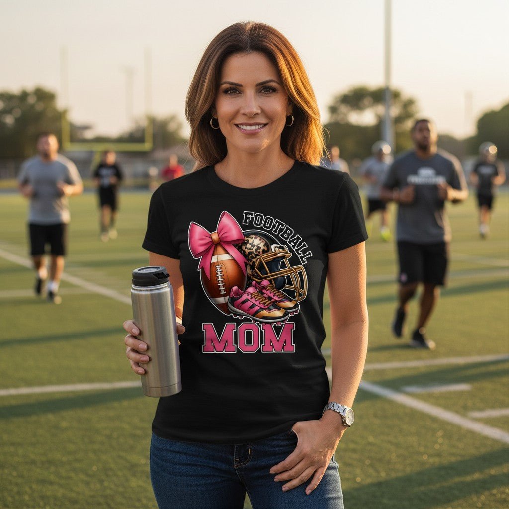 Classic Football Mom Tee for Sunday Games