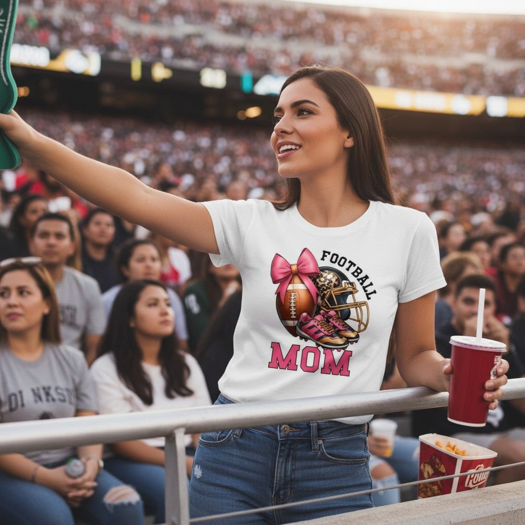 Classic Football Mom Tee for Sunday Games