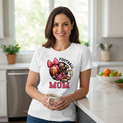 Classic Football Mom Tee for Sunday Games