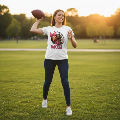 Classic Football Mom Tee for Sunday Games