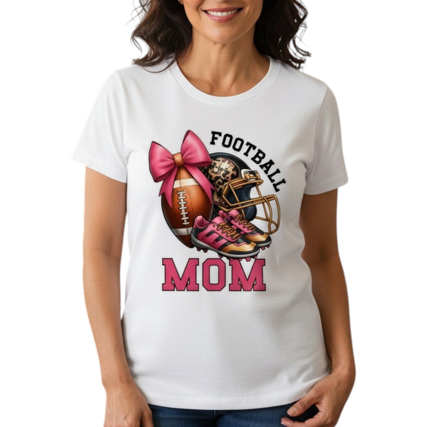 Classic Football Mom Tee for Sunday Games