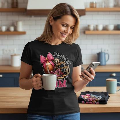 Classic Football Mom Tee for Sunday Games
