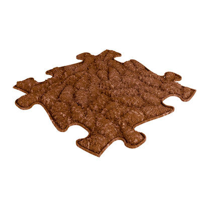 Royal Sensory Playmat Set brown textured interlocking mats by TINNITOTS on Tampa Home & Garden Store