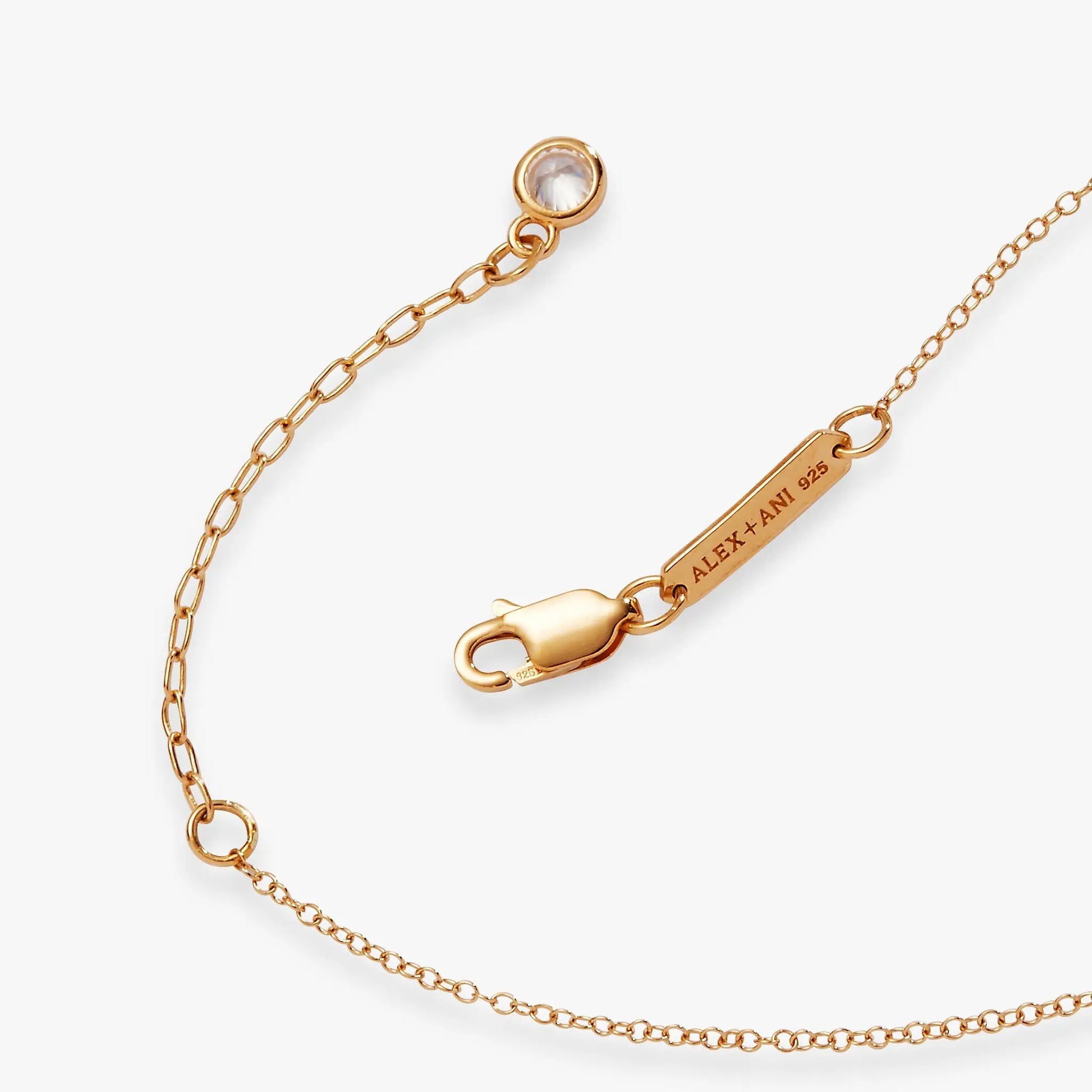 Crystal Forget-Me-Not Flower Bracelet in gold-tone with clear crystal bezel by Alex and Ani on Tampa Home & Garden Store
