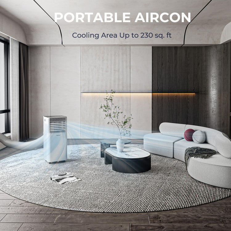 Enfriador de aire de 8000 BTU – 3 en 1 con ventilador
