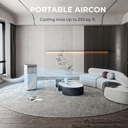 Enfriador de aire de 8000 BTU – 3 en 1 con ventilador