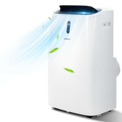 Aire Acondicionado Portátil 4 en 1 de 12000 BTU con Control Inteligente-Blanco