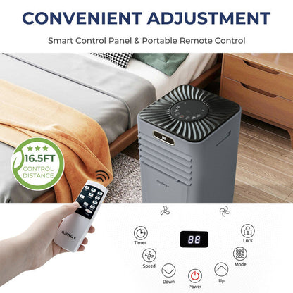 Aire acondicionado portátil compacto de 10,000 BTU