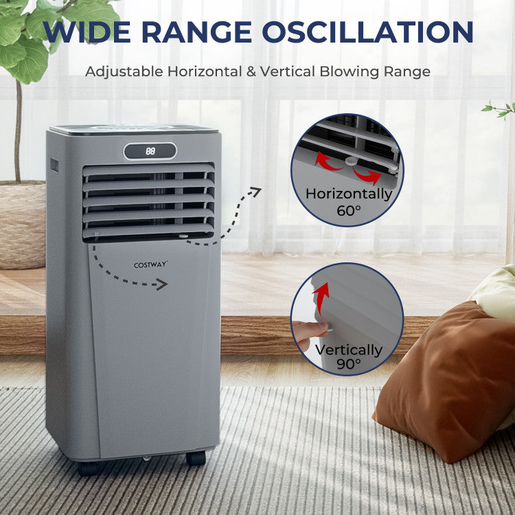 Aire acondicionado portátil compacto de 10,000 BTU