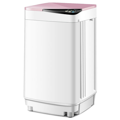 Full-automatic Washing Machine 7.7 lbs Washer / Spinner Germicidal-Pink