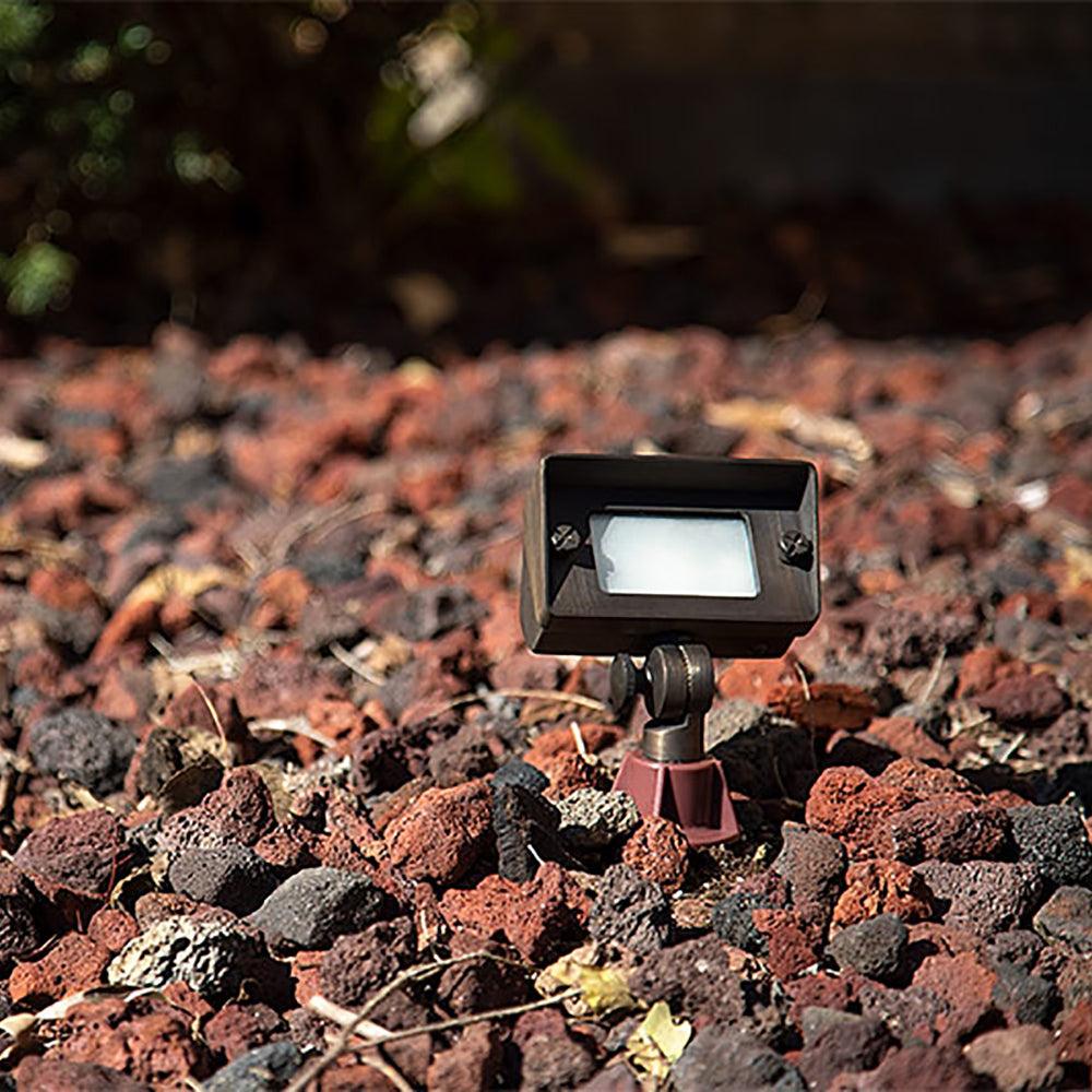 FPB01 Brass Rectangular LED Directional Flood Light Adjustable Lighting