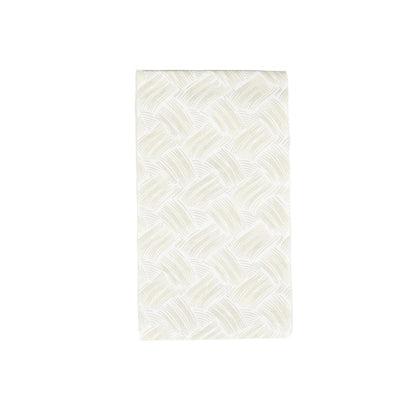 Serviettes de table en lin et lin, style vannerie
