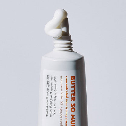 Butter So Much Nourishing Cream tube 30ml, white plastic with orange label text on Tampa Home & Garden Store