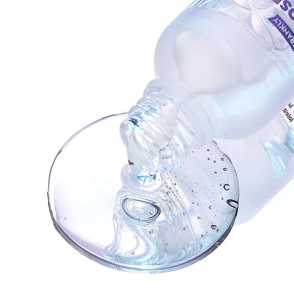 Seoulia FRANKLY Closer Pore Reducing Serum bottle pours clear serum onto glass surface on Tampa Home & Garden Store