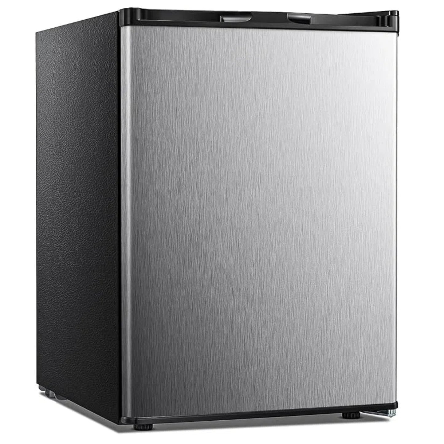 Free Standing Upright Freezer with Shelf by Kismile, brushed stainless steel door on Tampa Home & Garden Store