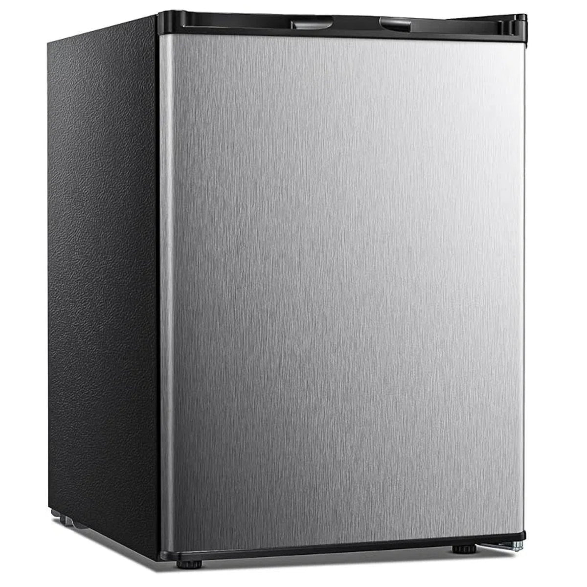 Free Standing Upright Freezer with Shelf by Kismile, brushed stainless steel door on Tampa Home & Garden Store