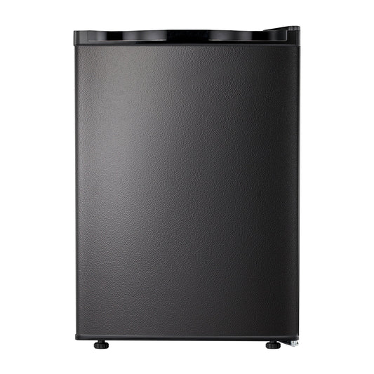 Free Standing Upright Freezer with Shelf by Kismile, textured black finish, adjustable feet on Tampa Home & Garden Store