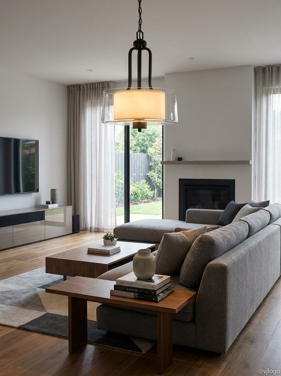 A Renee II Oil Rubbed Bronze 2 Light Pendant