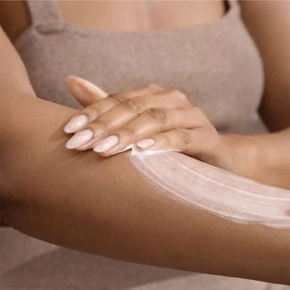 Fresh Sugar Lemon Body Lotion 300 mL Nava Beauty skincare lotion applied to forearm on Tampa Home & Garden Store