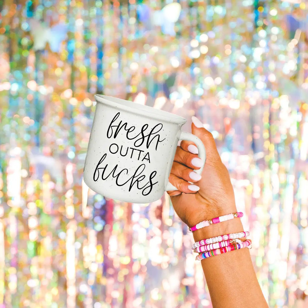 Fresh Outta Fucks Mug 14oz Ceramic Coffee Cup